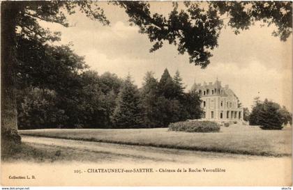 CPA AK CHATEAUNEUF-sur-SARTHE Chateau de la Roche-Veroulliere (606316)