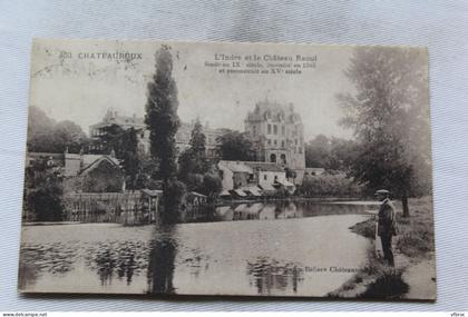 Chateauroux, l'Indre et le château Raoul, Indre 36