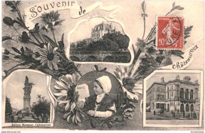 CPA-Carte Postale  France  Chateauroux  Souvenir de Chateauroux  Multi vues  1911  VM54822