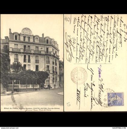 63 - Hotel de Paris - Avenue Baraduc - Chatel Guyon