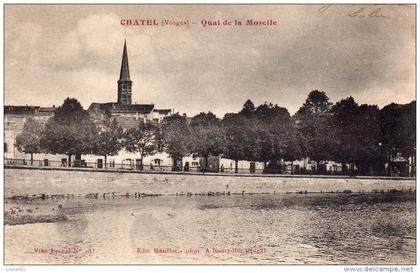 CHATEL-sur-MOSELLE : (88) Quai de la Moselle