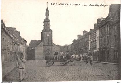 Carte postale ancienne de CHATELAUDREN