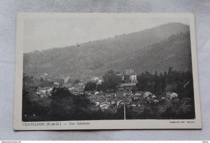 Chateldon, vue générale, Puy de Dôme 63