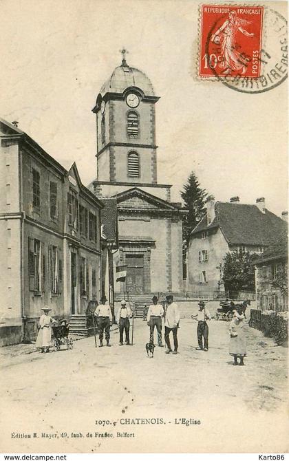 chatenois * rue et église du village