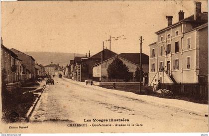 CPA Les Vosges Illustrées-CHATENOIS-Gendarmerie-Avenue de la Gare (184671)