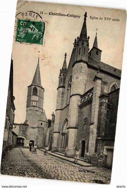 CPA CHATILLON - COLIGNY - Église du XVI siecle (228510)