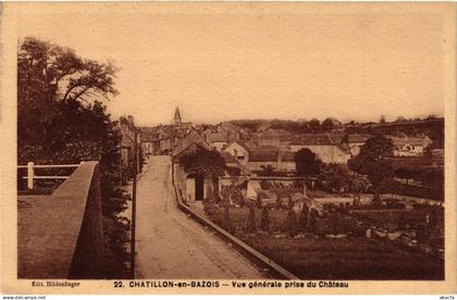 CPA AK CHATILLON-en-BAZOIS Vue générale prise du Chateau (420721)