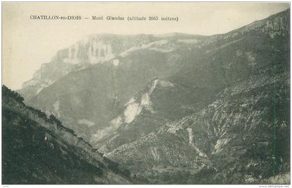 26 - CHATILLON-en-DIOIS - Mont Glandaz