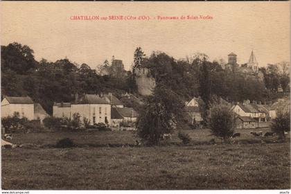 CPA CHATILLON-sur-SEINE - Panorama de St-Vorles (121590)