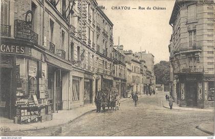 CPA Chatou Rue du Château