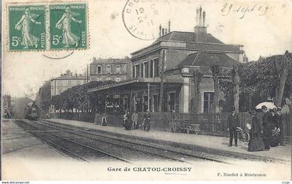 CPA Gare de Chatou - Croissy