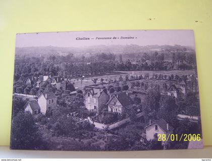 CHELLES (SEINE ET MARNE) PANORAMA DU "DOMAINE".