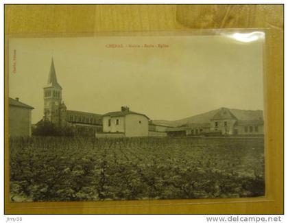 CHENAS-MAIRIE-ECOLE-EGLISE