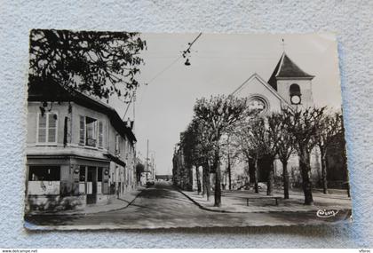 Cpsm 1954, Chennevières sur Marne, l'église, Val de Marne 94