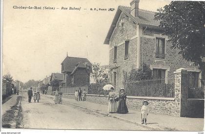 CPA Choisy-le-Roi Rue Babeuf