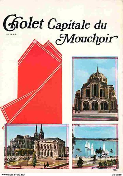 49 - Cholet - Capitale du Mouchoir - Multivues - Flamme Postale de Cholet - CPM - Voir Scans Recto-Verso