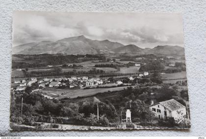 Cpm, Ciboure, la campagne Basque et la Rhune vues de la tour de Bordagain, Pyrénées atlantiques 64