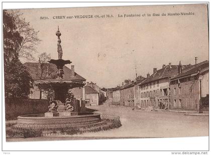 Carte Postale Ancienne de CIREY SUR VEZOUZE