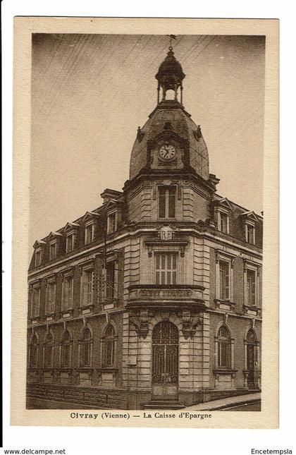 CPA - Cartes postales - FRANCE - Civray - La Caisse d'Epargne-S4404