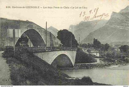 38 - Claix - Les deux Ponts de Claix - Le Col De l'Arc - CPA - Voir Scans Recto-Verso