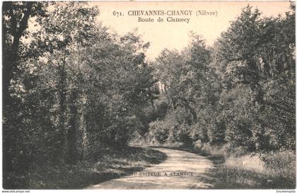 CPA Carte Postale France  Chevannes-Changy  Route de Clamecy   VM70898