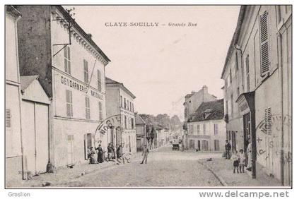 CLAYE SOUILLY GRANDE RUE (ANIMATION) 1915