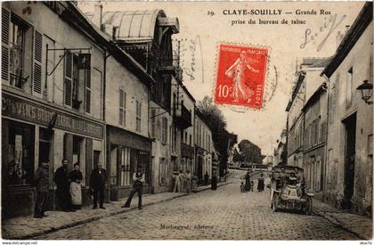 CPA Claye-Souilly Grande Rue Bureau de tabac (1391894)