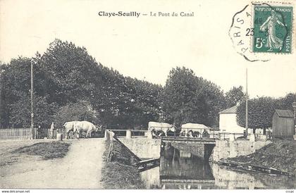 CPA Claye-Souilly Le Pont du Canal