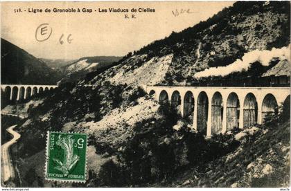 CPA AK CLELLES - Les Viaducs de CLELLES - Ligne de GRENOBLE a GAP (489272)