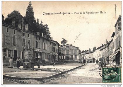 Carte Postale Ancienne de CLERMONT en ARGONNE