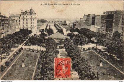 CPA CLICHY Place des Fétes (806793)