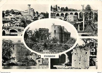 44 - Clisson - Multivues - Mention Photographie véritable - CPSM grand format - Voir Scans Recto-Verso