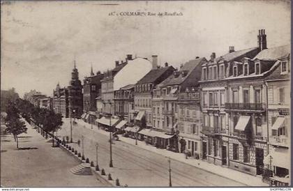 68 - Colmar - Rue de Rouffach - Non voyagé - Dos divisé