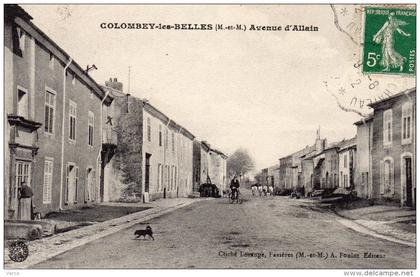 Carte Postale Ancienne de COLOMBEY LES BELLES