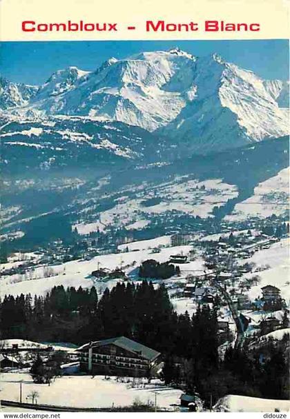 74 - Combloux - Le Massif du Mont Blanc - CPM - Voir Scans Recto-Verso