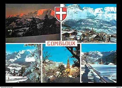 74 - Combloux - Multivues - Blasons - CPM - Voir Scans Recto-Verso