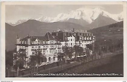 CPA Combloux l'Hôtel du PLM et le Mont Blanc