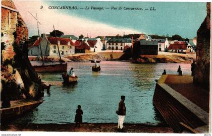 CPA CONCARNEAU - Le Passage - Vue de CONCARNEAU (206340)