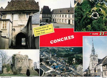 27 - Conches en Ouche - Multivues - CPM - Voir Scans Recto-Verso