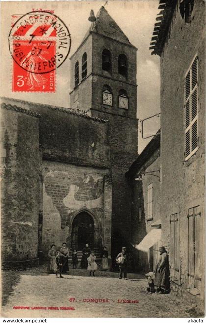 CPA CONQUES-L'Église (261435)