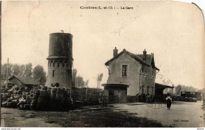 CPA CONTRES - La Gare (253308)