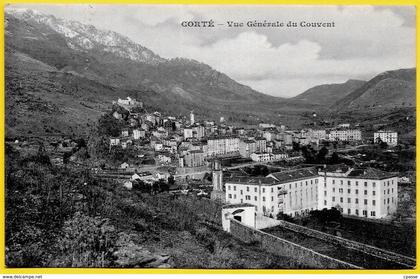 CPA 20 2B HAUTE-CORSE - CORTE Vue Générale du Couvent