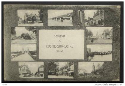 58 Cosne-Cours-sur-Loire multi vue souvenir de    D58D  K58086K  C58086C RH057519