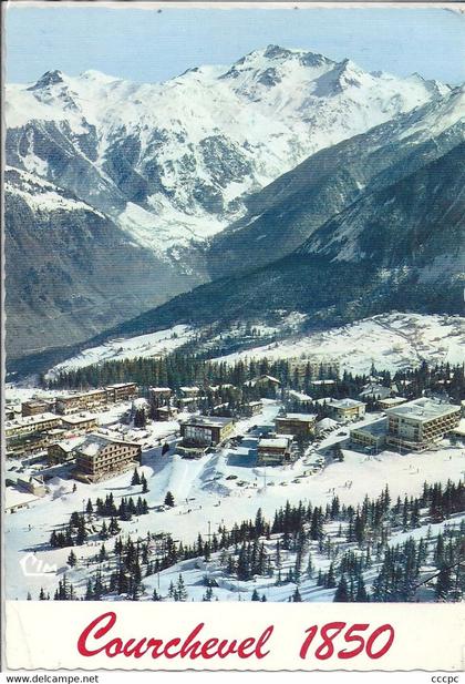 CPSM Courchevel 1850 vue aérienne