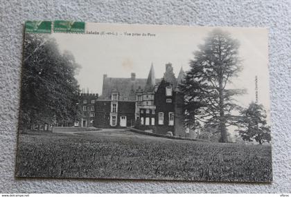 Cpa 1916, Courtalain, vue prise du parc, Eure et Loir 28