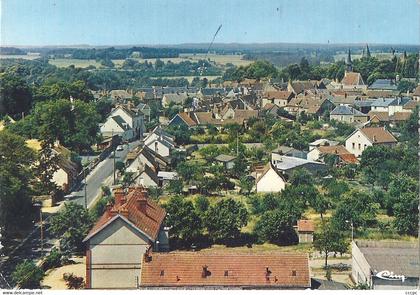 CPSM Courtalain vue générale la route de Cloyes