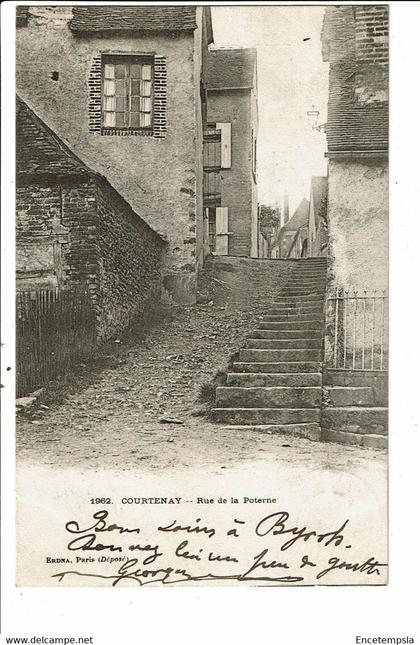 CPA-Carte Postale France-Courtenay-Rue de la Poterne - 1903-VM28251