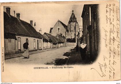 CPA COURVILLE-Faubourg St-PIERRE (184629)