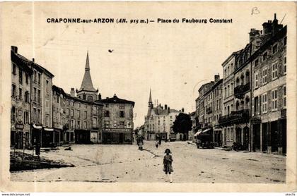 CPA CRAPONNE-sur-ARZON (Alt 915 m) - Place du Faubourg Constant (585331)