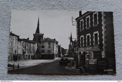 Cpsm, Craponne sur Arzon, place du faubourg Constant, Haute Loire 43